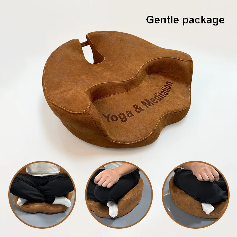 New Memory Foam Meditation Seat Cushion Yoga Cushion Portable Floor Cushion Pad Living Room Balcony Indoor Deep Thought