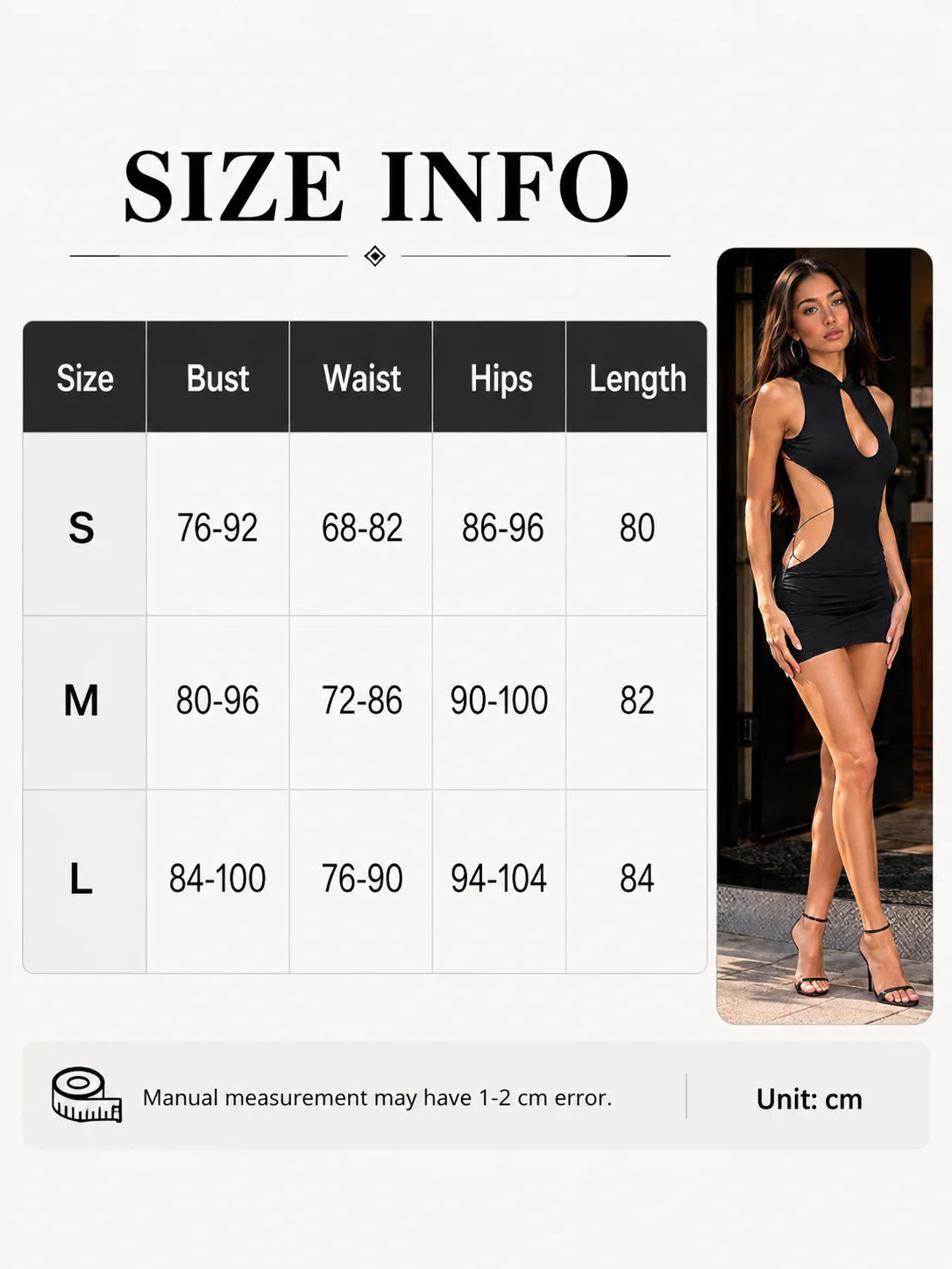 Women Bodycon Mini Dress High Neck Keyhole Cutout Sides Lace‑Up Back with Butterfly Charm Ruched Sleeveless Party Clubwear Nightout Dresses