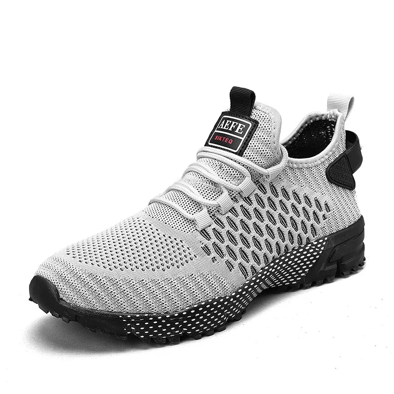 YRZL Men's Running Shoes 2024 Mens Sneakers Shoes Mesh Breathable Outdoor Tennis Walking Gym Shoes for Men Plus Size 40-47