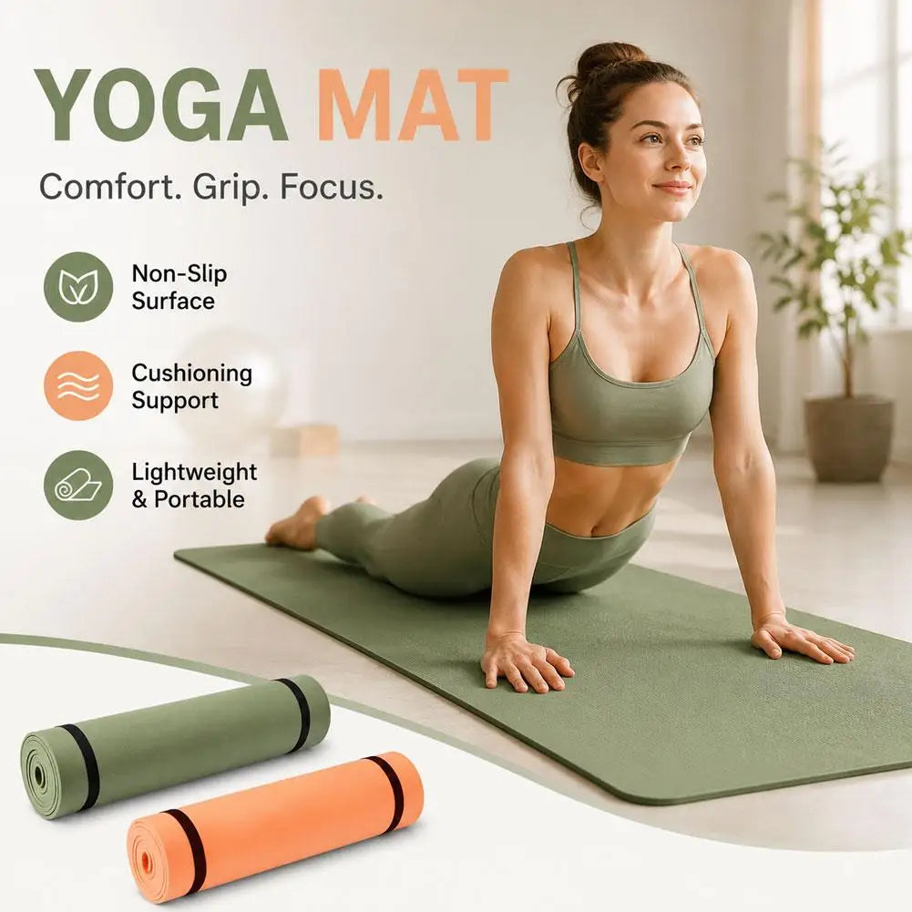 Yoga Mat Anti-skid Sports Fitness Mat EVA Comfort Foam Yoga Mat For Exercise Yoga And Pilates Gymnastics Mat ﻿