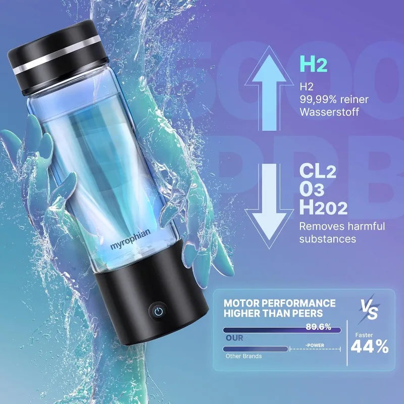 Hydrogen  Water Bottle SPE  Technology  Electrolysis  Hydrogen  Generator Portable Health Cup  Hydrogen-rich  Wellness