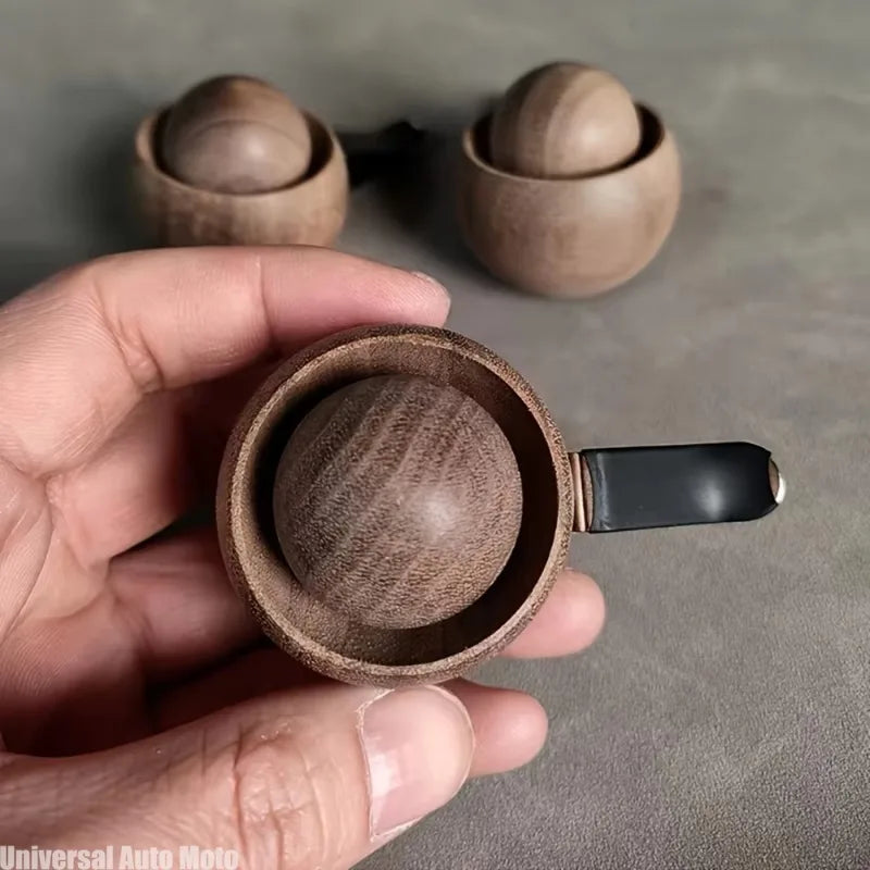 Car & Home Essential Oil Diffuser - Made of Wood Mini Cute Natural Fragrance Diffuser Suitable for Bedroom Living Room Bathroom