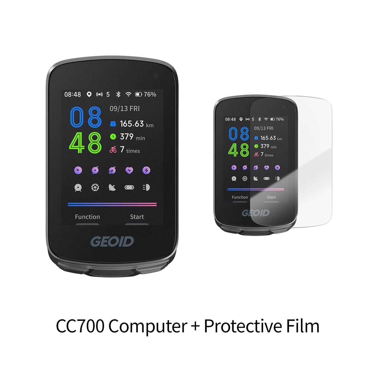 GEOID Bicycle Computer CC700 2.8-inch Color Screen Bike Speedometer Route Navigation  WIFI Waterproof Cycling Odometer