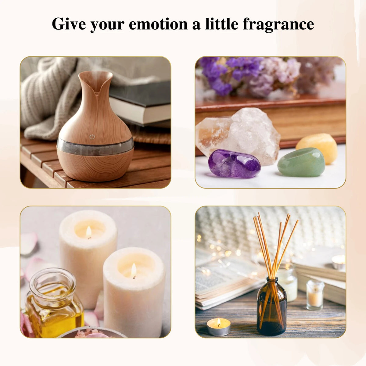 EUQEE 6 Bottles Essential Oil Set 10ml Natural Aromatherapy Oils For Diffuser,Humidifier,Car Diffusion,Candle & Soap Making