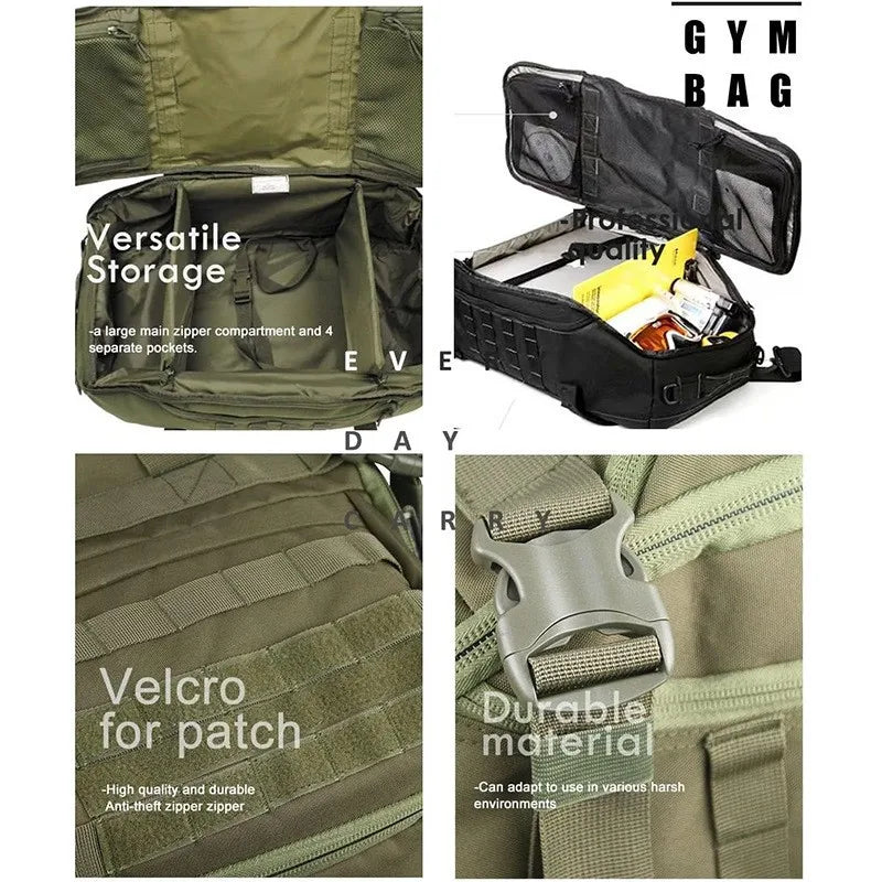 40L 60L 80L Waterproof Travel Bags Large Capacity Luggage Bags Men Duffel Bag Travel Tote Weekend Bag Duffel Bags