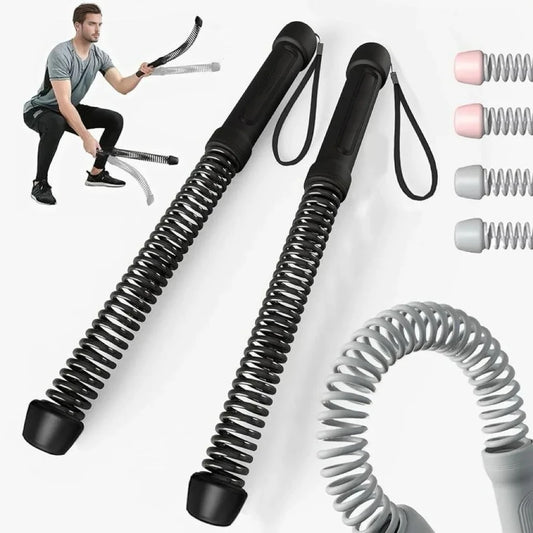 Quiet Weighted Ropeless Battle Ropes Portable Fitness Training Equipment For Men Women Home Gym Indoor Outdoor HIIT Workouts