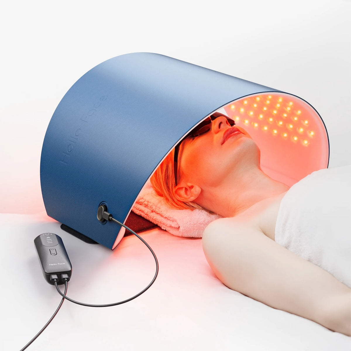 Hello Face L6 LED Light Mask 720pcs 630nm Red Light & 850nm NIR Light Skin-friendly Fabric Body Care Machine 510K /CE